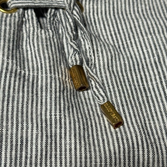 Ellen Tracy Gray Cuffed Sleeve Blouse with Tie Front - Picture 6 of 6